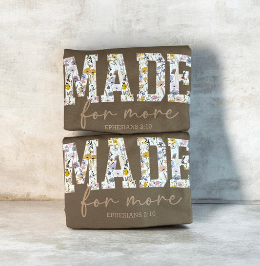 ✝️ Made for More – Faith Tee or Sweatshirt ✝️
