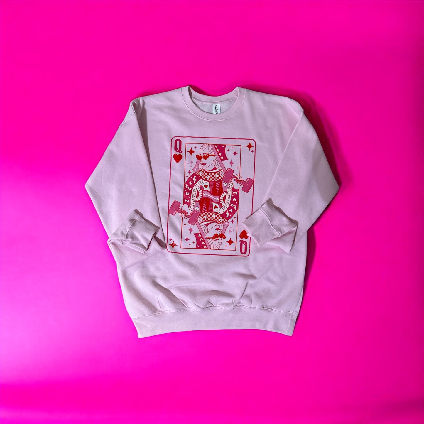 👑 Workout Queen Playing Card Tee or Sweatshirt 💖