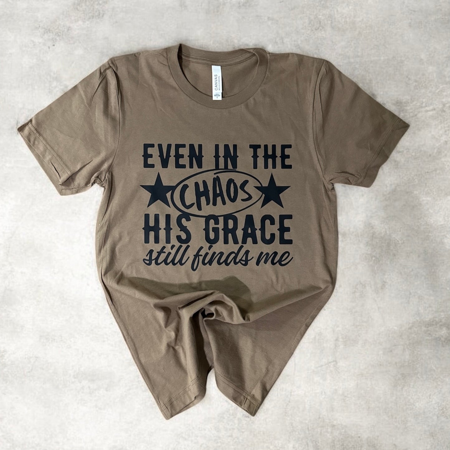 ✝️ Even in the Chaos – Faith Tee or Sweatshirt ✝️