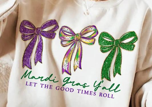 🐊 Mardi Gras Y’all-Tee or Sweatshirt 💜💚💛