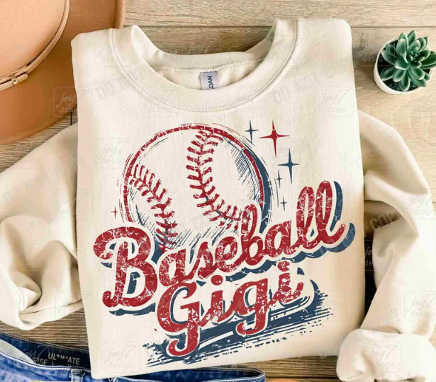⚾ Baseball Gigi – Game Day Tee or Sweatshirt ⚾