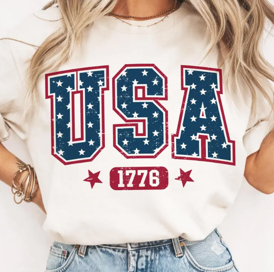 🇺🇸 USA 1776 – Patriotic Tee or Sweatshirt 🇺🇸