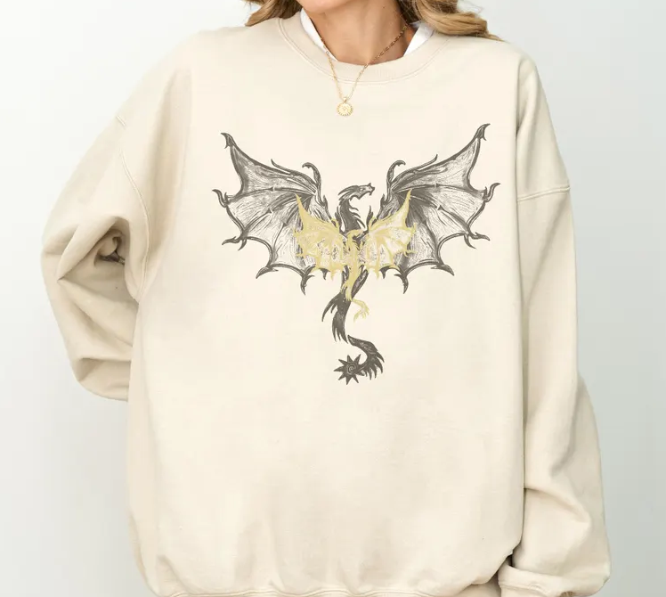 🐉 Dragon Crest – Fantasy Tee or Sweatshirt 🐉