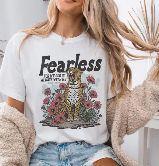 ✝️ Fearless–Faith Tee or Sweatshirt ✝️